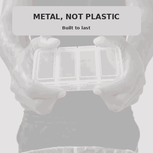 SmartDosett metal not plastic built to last