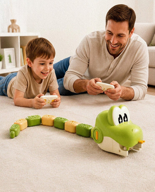 SnakeDuel™ - Screen-free snake duel on the floor