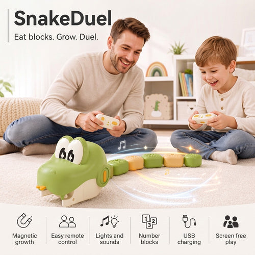 SnakeDuel™ - Screen-free snake duel on the floor