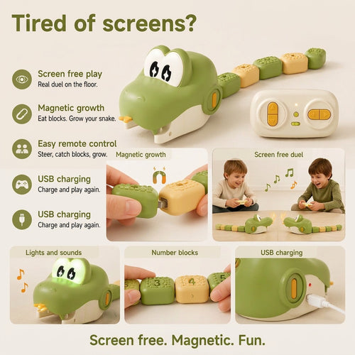SnakeDuel™ - Screen-free snake duel on the floor